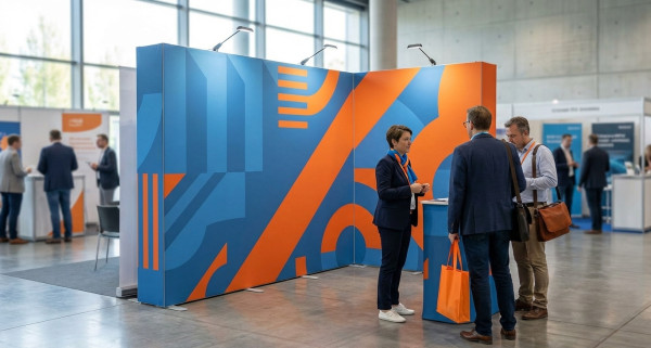 Pop-up Messewand Magnetisch