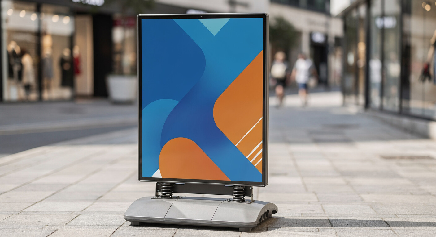 Gehwegschilder Schwenkfuß