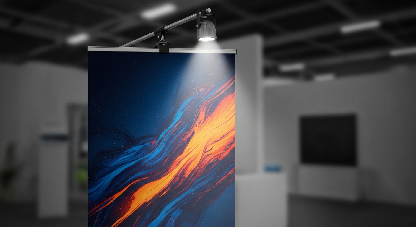 LED-Beleuchtung für Roll-Ups