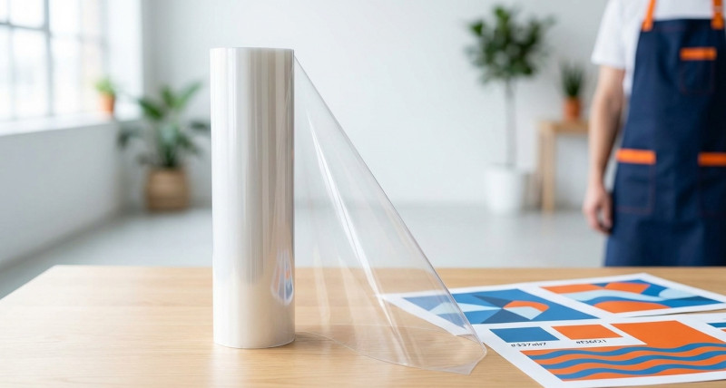 Transparente Folie Kristallklar (Polymer)