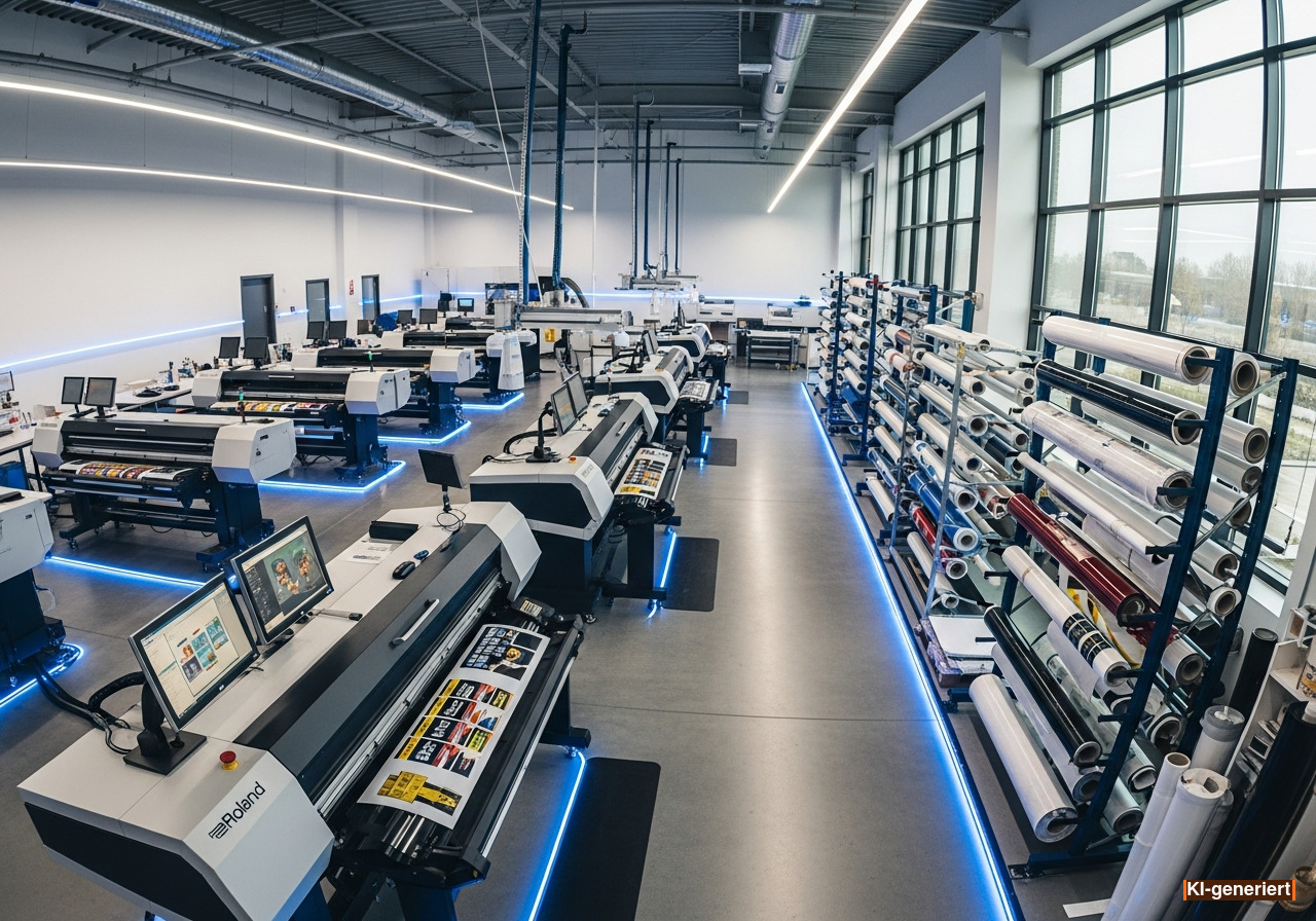 Moderne Druckproduktion