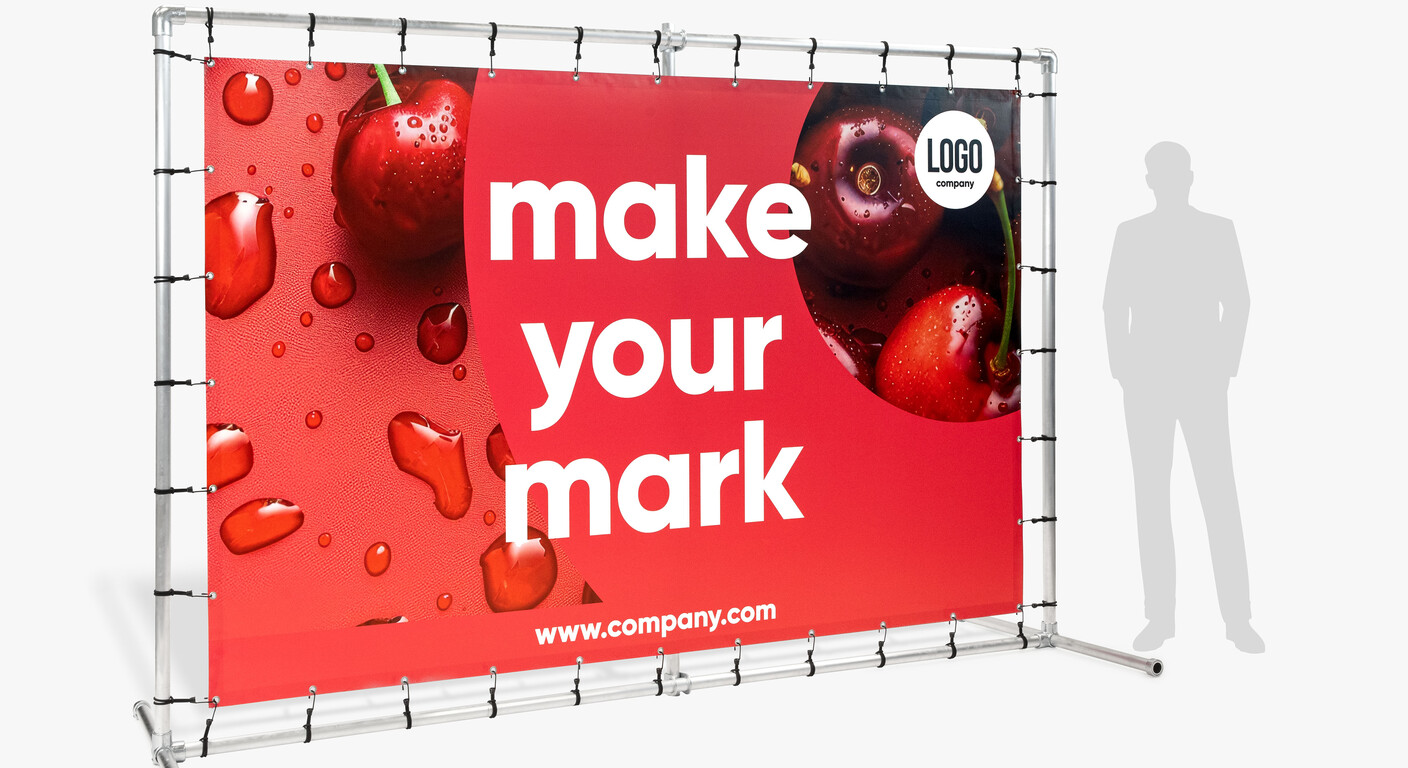 Aluminiumrahmen für Messen