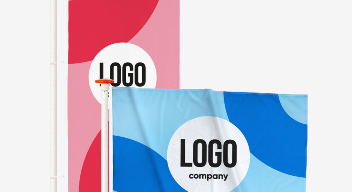 Fahne im Wunschformat