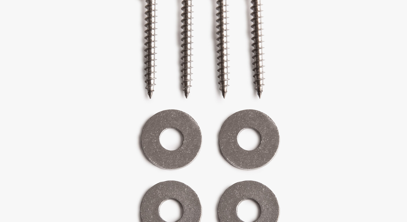 Gartenposter Befestigungsset (4 Stück)