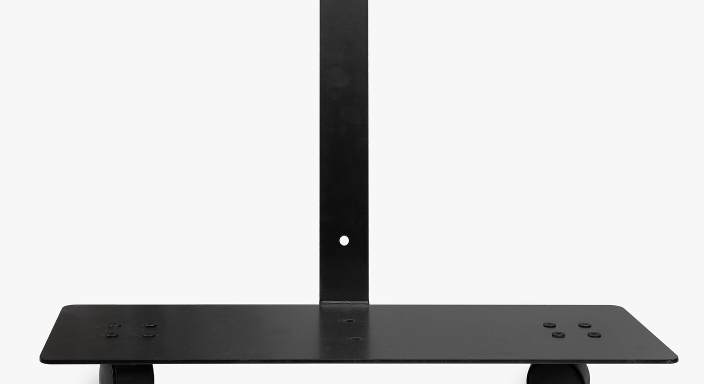 Grundplattenrad schwarz