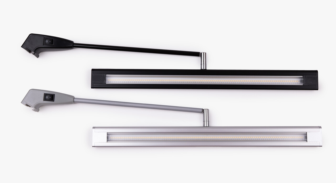 LED- Beleuchtung für Messewände