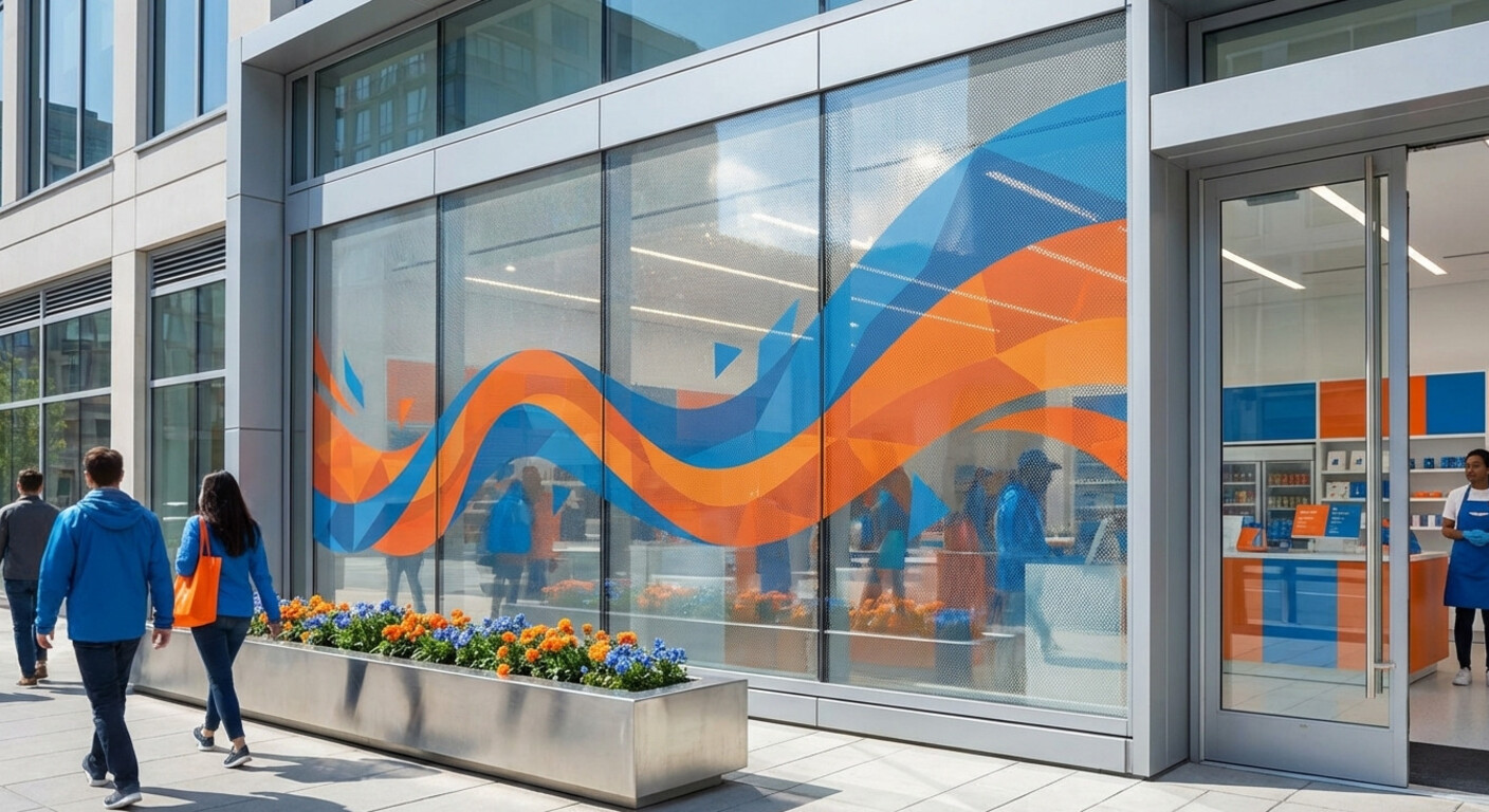 Lochfolie One Way Vision (OWV)