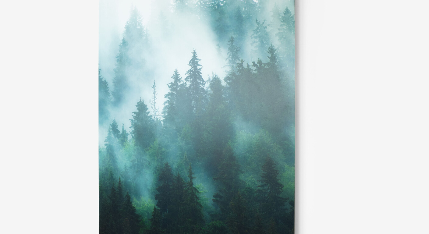 Platte mit blindem Aufhängesystem