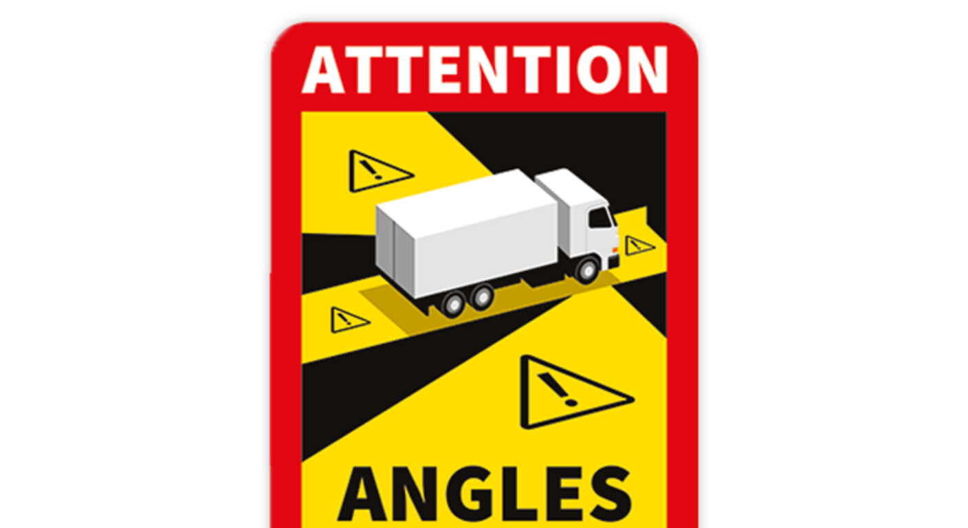 Toter Winkel Aufkleber