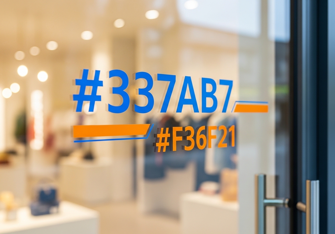 Schaufensterbeklebung