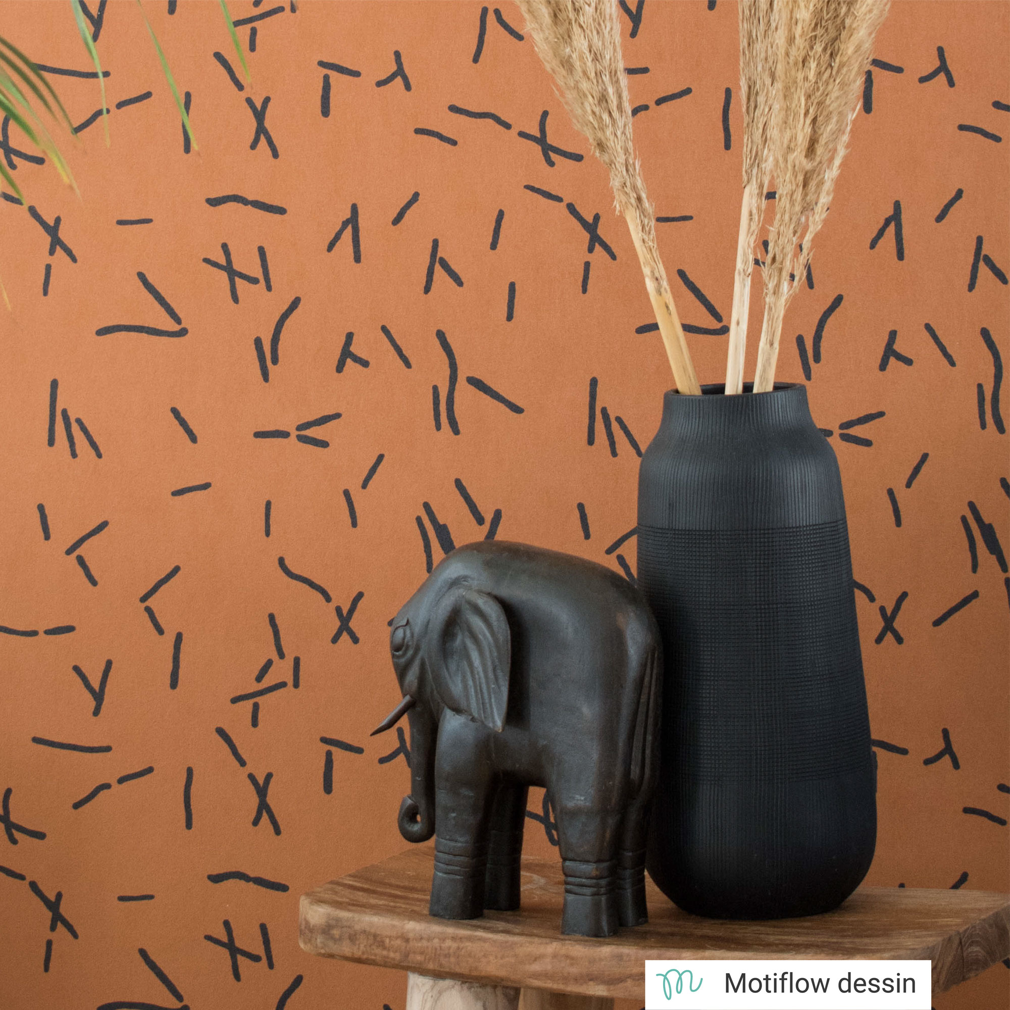 Tapete mit Motiflow Design