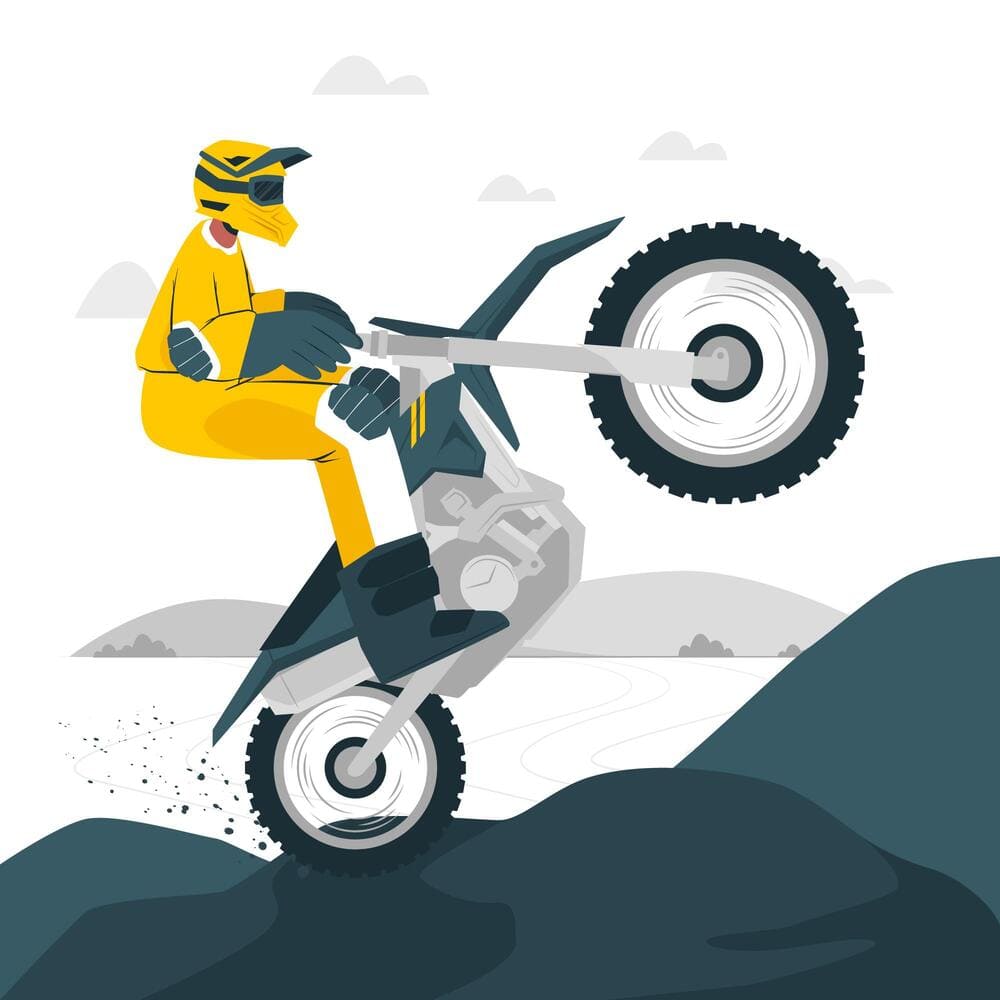 Motocrossaufkleber