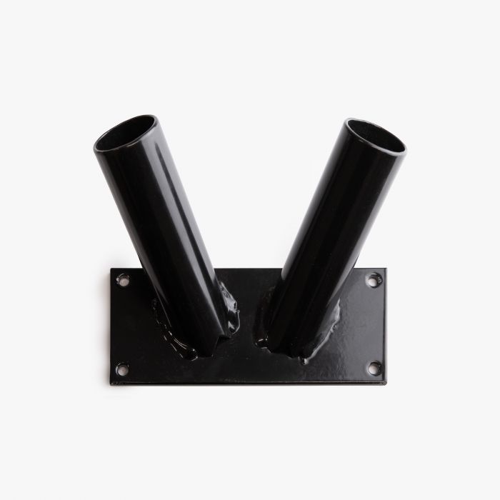 Twin Wandstangenhalter schwarz - Miniatur 2 von 2
